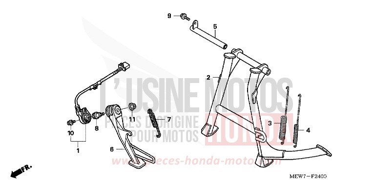 BEQUILLE de Deauville SHASTA WHITE (NH138) de 2010
