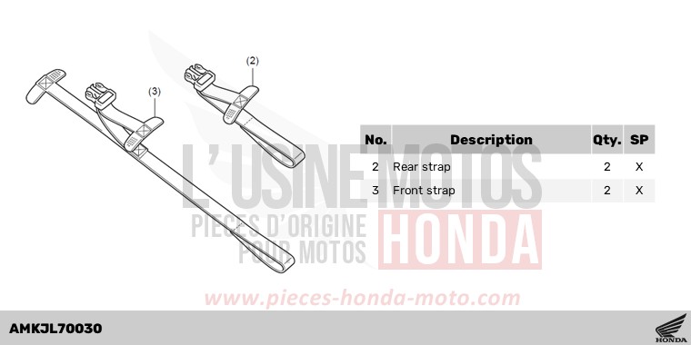 KIT,SEAT BAG ATT de CB1000R MAT JEANS BLUE MATALLIC (PB417) 2023