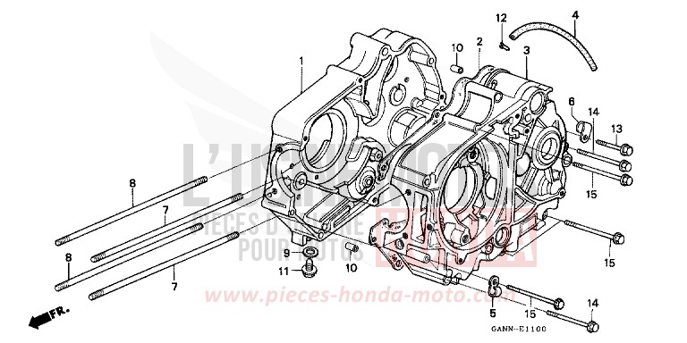 CARTER MOTEUR de DAX CANDY RUBY RED (R4) de 1992