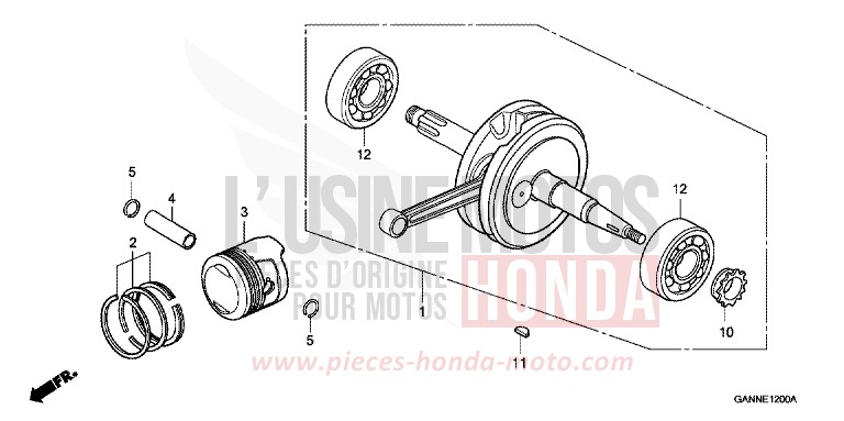 VILEBREQUIN/PISTON de DAX SUMMER BLOND METALLIC (YR129) de 1992