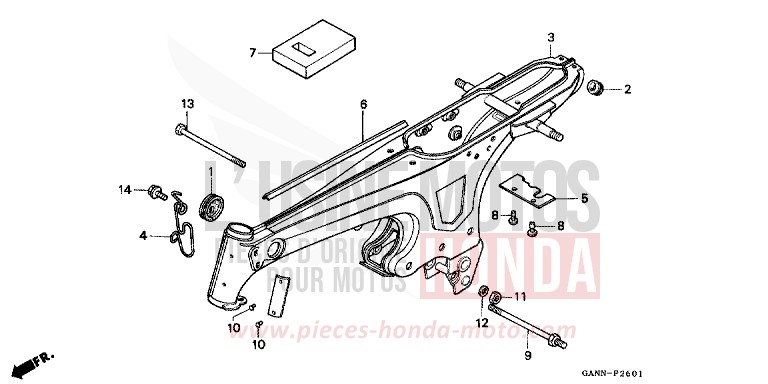 CARROSSERIE DE CHASSIS de DAX SUMMER BLOND METALLIC (YR129) de 1992