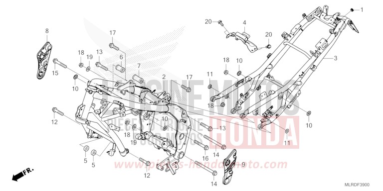 CARROSSERIE DE CHASSIS de NX500 MAT GUNPOWDER BLACK METALLIC (NH436) 2026