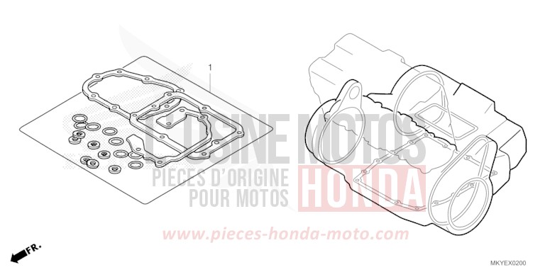 TROUSSE DE JOINT B de CB650R PEARL SMOKY GRAY (NHC53) 2024