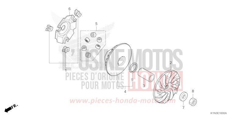 COTE SECONDAIRE de FSH125 PEARL JASMINE WHITE (NHB35) 2021