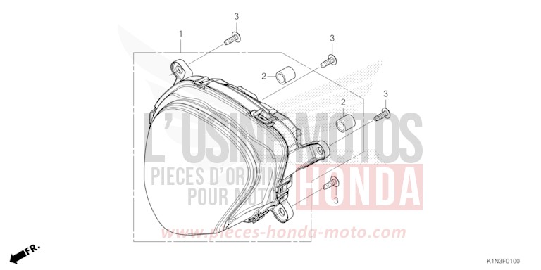 PROJECTEUR de FSH125 PEARL JASMINE WHITE (NHB35) 2021