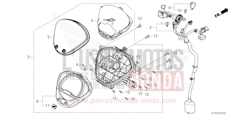 COMPTEUR de FSH125 PEARL JASMINE WHITE (NHB35) 2021
