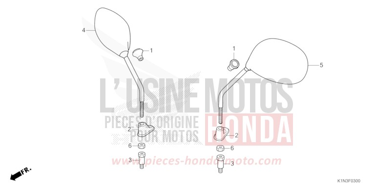 MIROIR de FSH125 PEARL JASMINE WHITE (NHB35) 2021