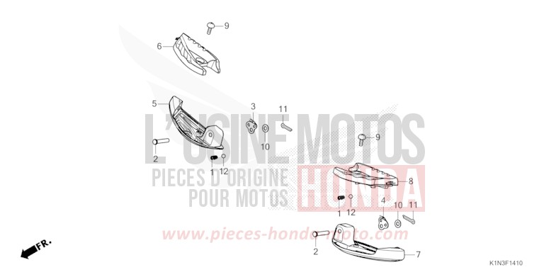 MARCHEPIED SELLE TANDEM de FSH125 PEARL JASMINE WHITE (NHB35) 2021