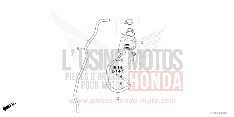 RESERVOIR DE RESERVE de FSH125 PEARL JASMINE WHITE (NHB35) 2021