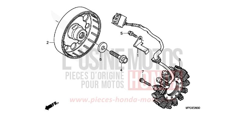 GENERATRICE de Hornet PEARL COOL WHITE (NHA16) 2010