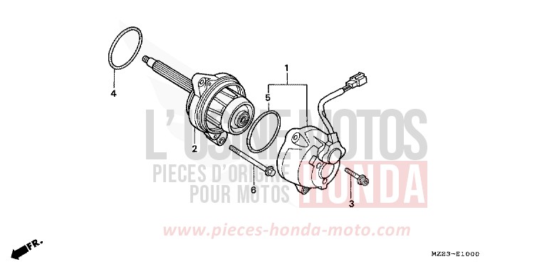 GENERATRICE de CBR1000F MAURITANIA VIOLET METALLIC (RP138B) de 1994