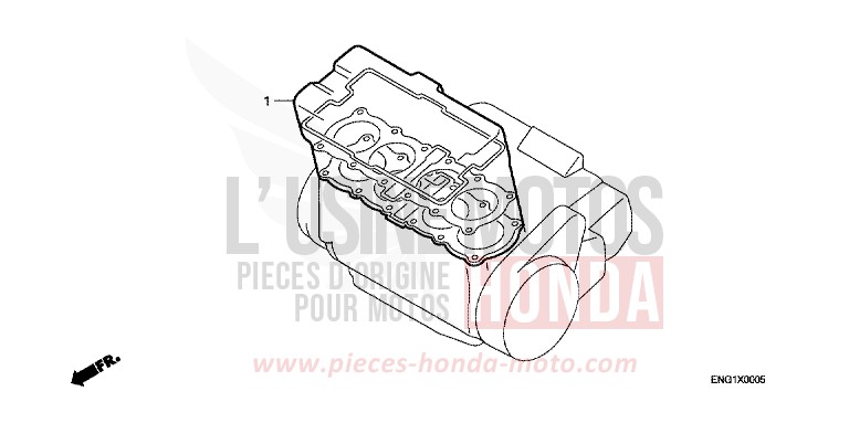 TROUSSE DE JOINT A de CBR1000F NOIR (NH1DA) 1995