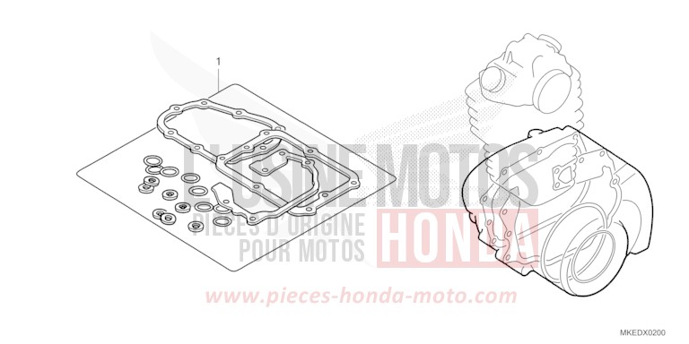 TROUSSE DE JOINT B de CRF450R EXTREME RED (R292) de 2022