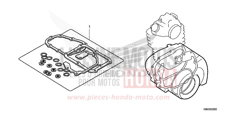 TROUSSE DE JOINT B de CRF250R EXTREME RED (R292) 2019