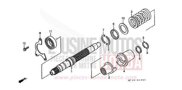 ARBRE MENANT de Pan-European EURO GRAY METALLIC (NH284D) de 1990