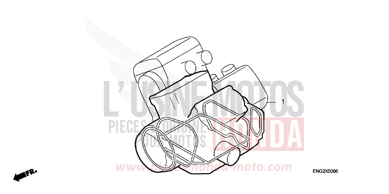 TROUSSE DE JOINT B de Pan-European EURO GRAY METALLIC (NH284D) 1990