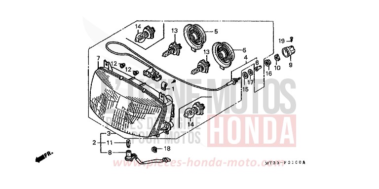PROJECTEUR de Pan-European EURO GRAY METALLIC (NH284D) 1990