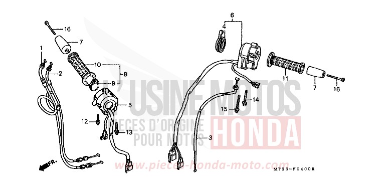 COMMUTATEUR/CABLE de Pan-European EURO GRAY METALLIC (NH284D) de 1990