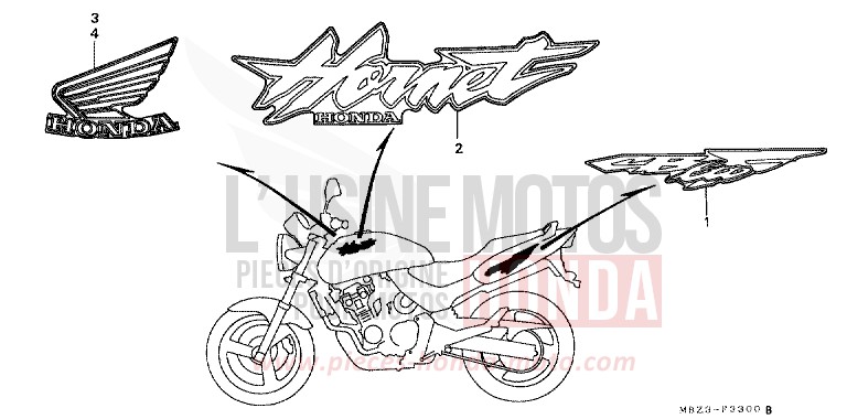 MARQUE (1) de Hornet CANDY TAHITIAN BLUE (PB215) 2000