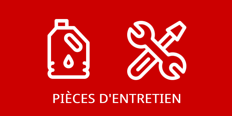 Pièces d'entretien