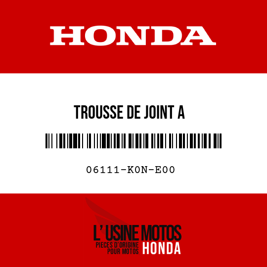 image de 06111-K0N-E00 TROUSSE DE JOINT A