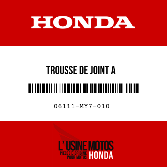 image de 06111-MY7-010 TROUSSE DE JOINT A