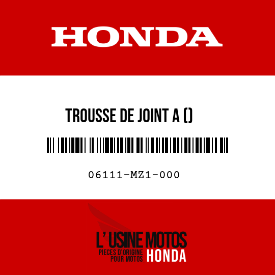 image de 06111-MZ1-000 TROUSSE DE JOINT A ()