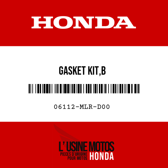 image de 06112-MLR-D00 GASKET KIT,B