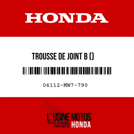 image de 06112-MW7-790 TROUSSE DE JOINT B ()