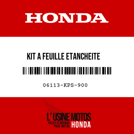 image de 06113-KPS-900 KIT A FEUILLE ETANCHEITE