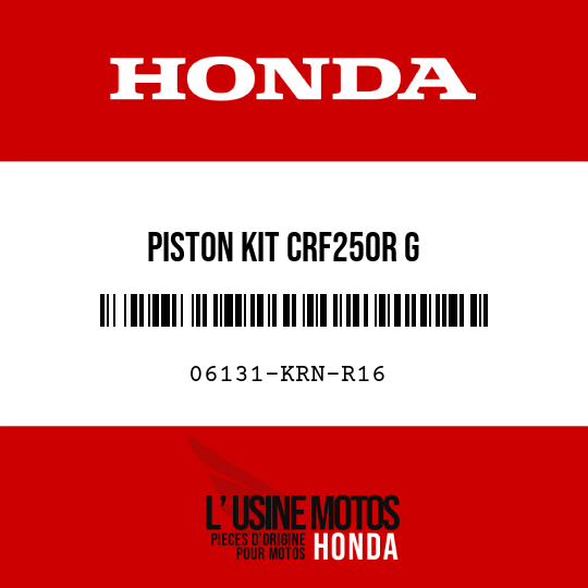 image de 06131-KRN-R16 PISTON KIT CRF250R G
