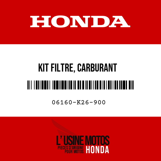 image de 06160-K26-900 KIT FILTRE, CARBURANT