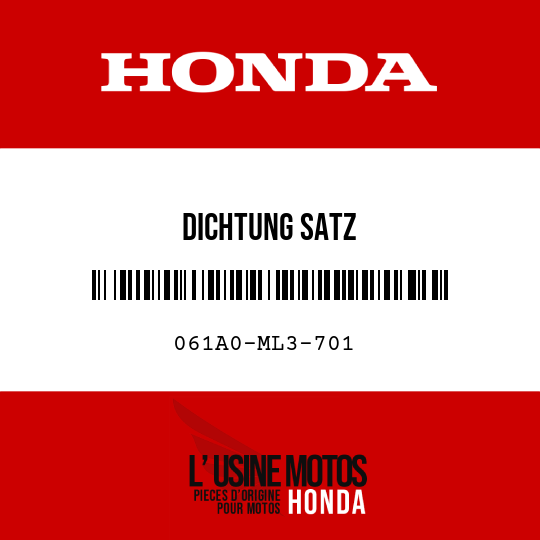 image de 061A0-ML3-701 DICHTUNG SATZ