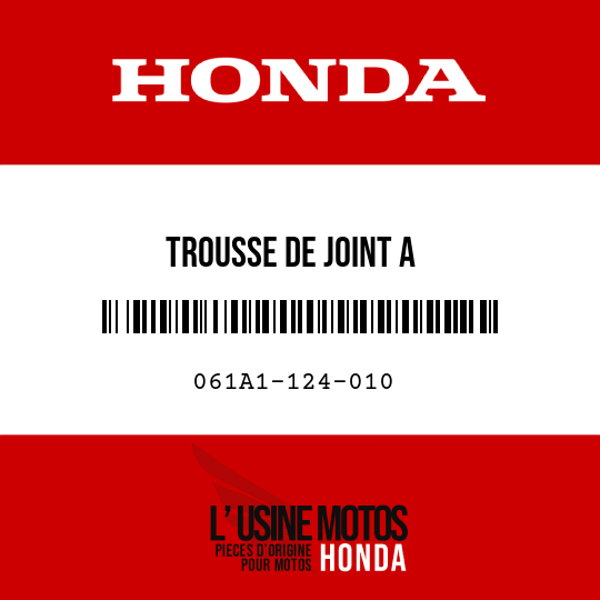 image de 061A1-124-010 TROUSSE DE JOINT A