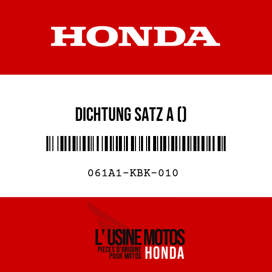 image de 061A1-KBK-010 DICHTUNG SATZ A ()