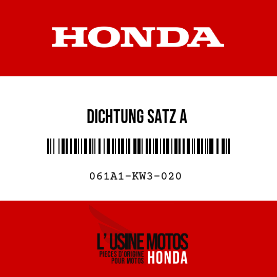 image de 061A1-KW3-020 DICHTUNG SATZ A