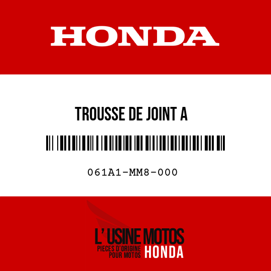 image de 061A1-MM8-000 TROUSSE DE JOINT A