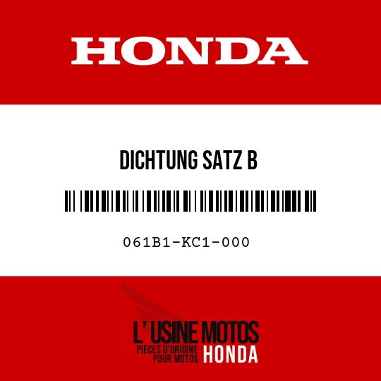 image de 061B1-KC1-000 DICHTUNG SATZ B