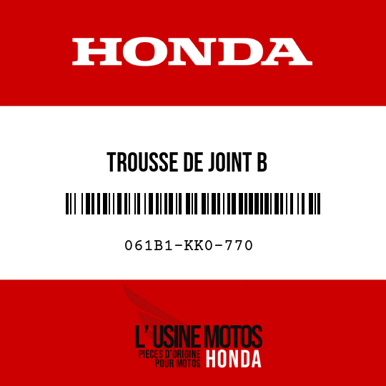 image de 061B1-KK0-770 TROUSSE DE JOINT B