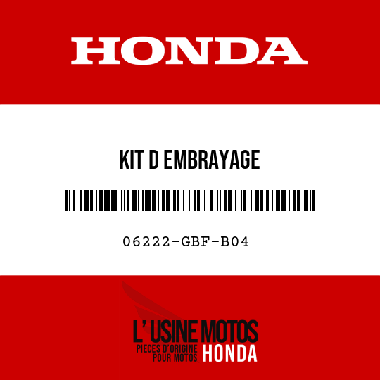 image de 06222-GBF-B04 KIT D EMBRAYAGE
