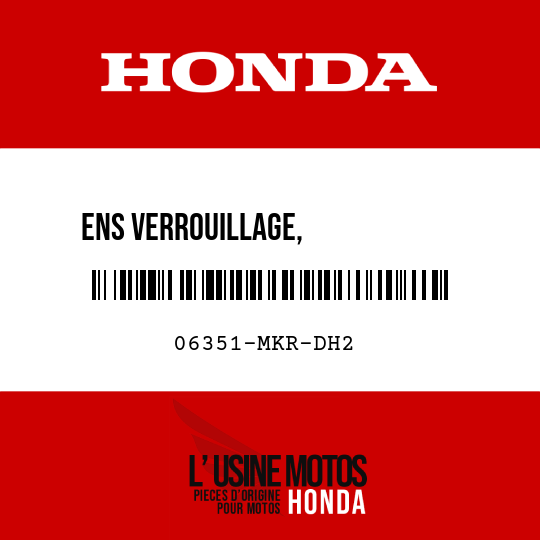 image de 06351-MKR-DH2 ENS VERROUILLAGE,            ELECTRONIQUE DE DIRECTION