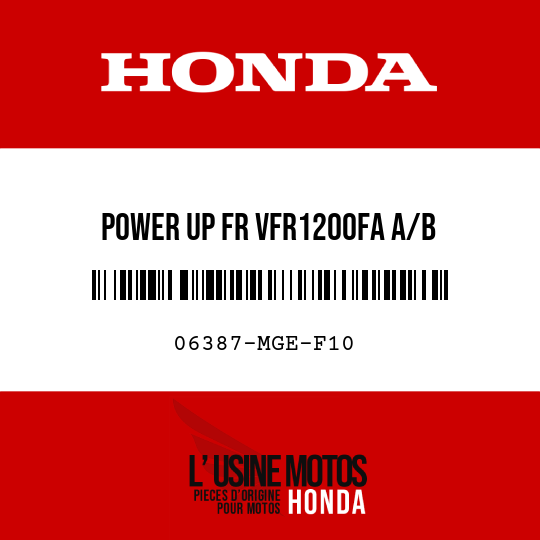 image de 06387-MGE-F10 POWER UP FR VFR1200FA A/B
