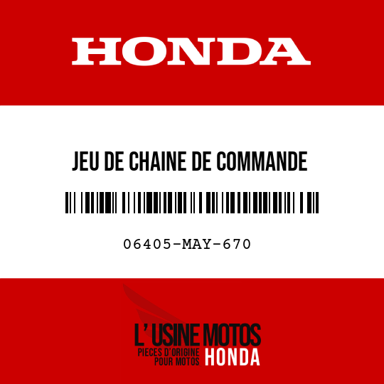 image de 06405-MAY-670 JEU DE CHAINE DE COMMANDE (122L-130L,DID)
