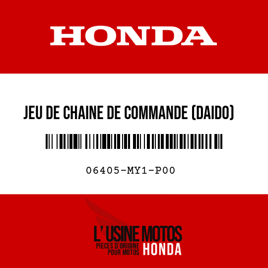 image de 06405-MY1-P00 JEU DE CHAINE DE COMMANDE (DAIDO) (DID525V8-122L-130L)