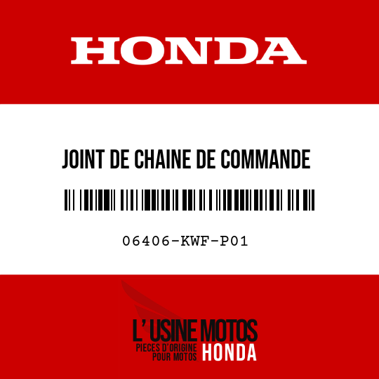 image de 06406-KWF-P01 JOINT DE CHAINE DE COMMANDE (428-118L) (16/42T)