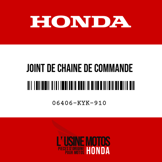 image de 06406-KYK-910 JOINT DE CHAINE DE COMMANDE (420-14&amp38T)