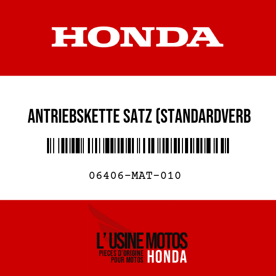 image de 06406-MAT-010 ANTRIEBSKETTE SATZ (STANDARDVERB 110L)