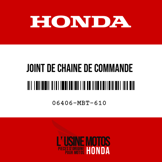 image de 06406-MBT-610 JOINT DE CHAINE DE COMMANDE (525-120L)