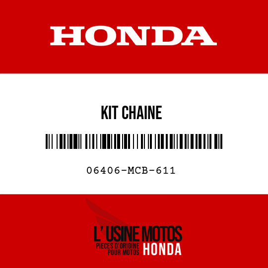 image de 06406-MCB-611 KIT CHAINE