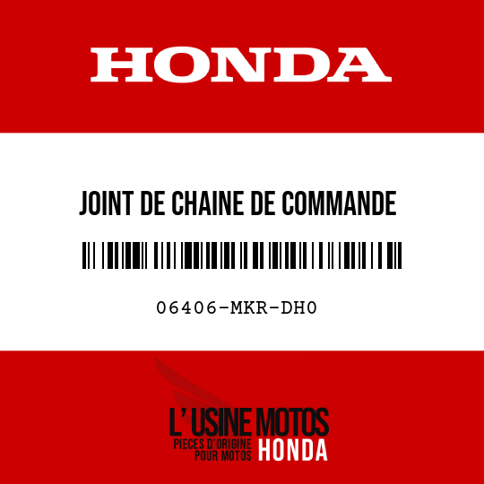 image de 06406-MKR-DH0 JOINT DE CHAINE DE COMMANDE (525-16etamp44T)